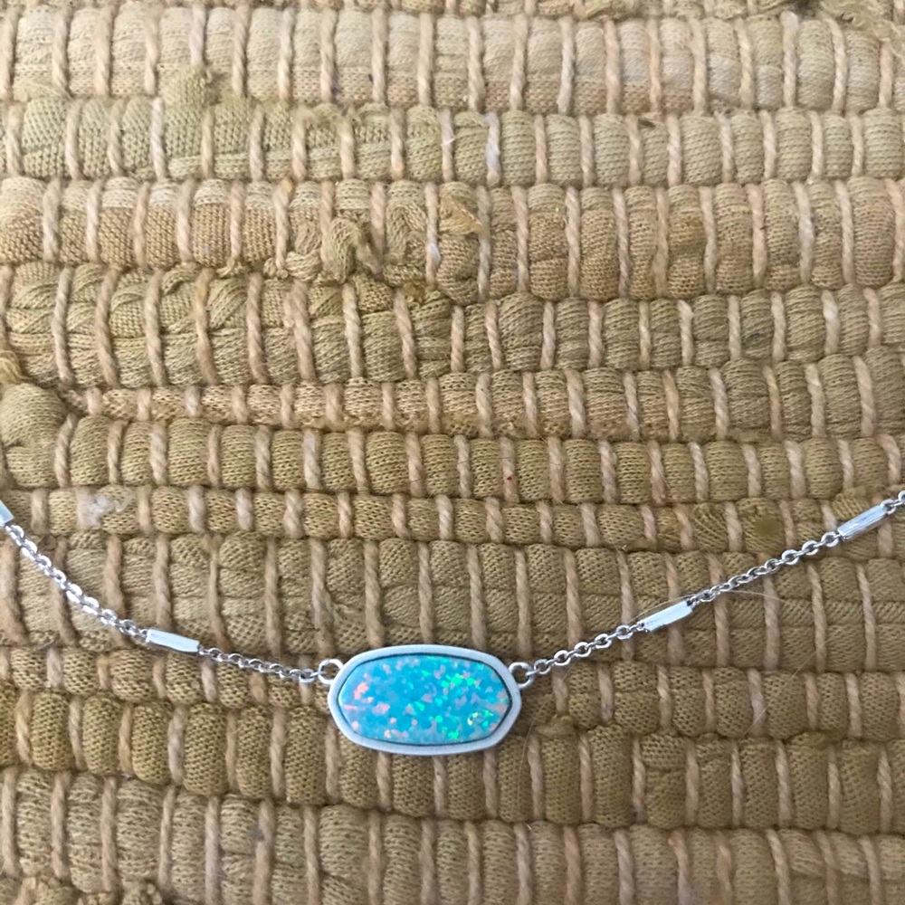 WORN ONCE Kendra Scott opal like necklace
